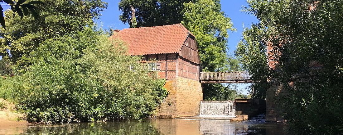 Wahlbezirk II – Warendorf, Telgte - Doppelwassermühle von Haus Langen an der Bever